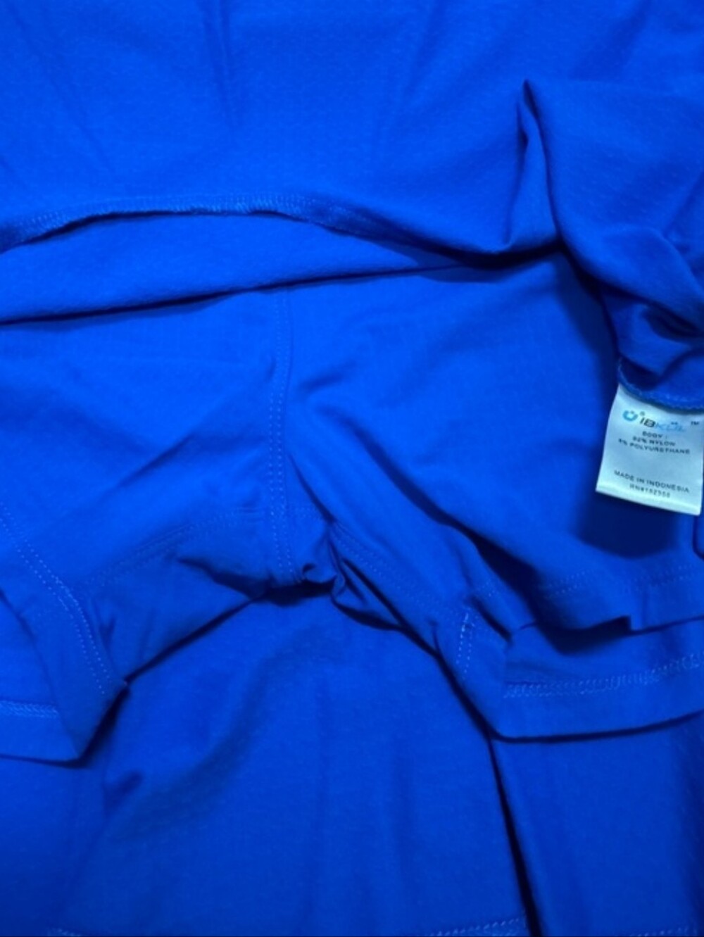 IBKUL Cobalt Blue Flared Skort. - Picture 3 of 5